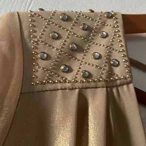 Shimmering gold Thalia Sodi Top Size Lg.